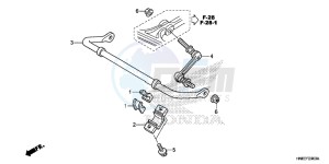 TRX680FAF TRX680 Europe Direct - (ED) drawing STABILIZER