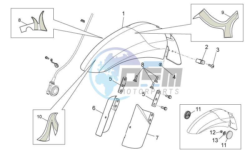 Front body - Front mudguard