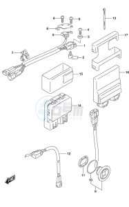 DF 200A drawing PTT Switch/Engine Control Unit