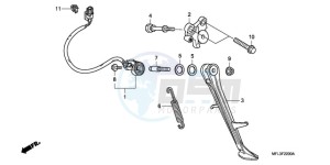 CBR1000RA9 Europe Direct - (ED / ABS MME TRI) drawing STAND