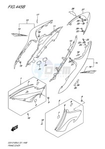 GSX-S 1000 drawing FRAME COVER (YSF)