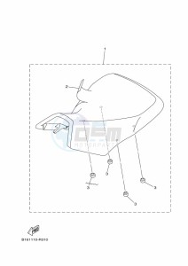 YFM700FWBD KODIAK 700 EPS (B5KV) drawing SEAT