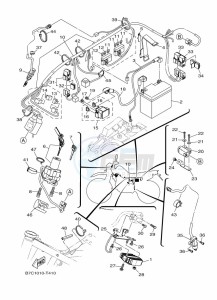 XT250 (B7C3) drawing ELECTRICAL 1