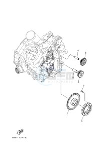 YFM700FWB KODIAK 700 KODIAK 700 (B16J) drawing STARTER CLUTCH