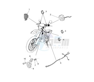 WR F 250 drawing ELECTRICAL DEVICES EURO KIT