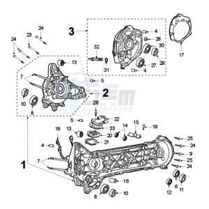 FOX LX EU drawing CRANKCASE