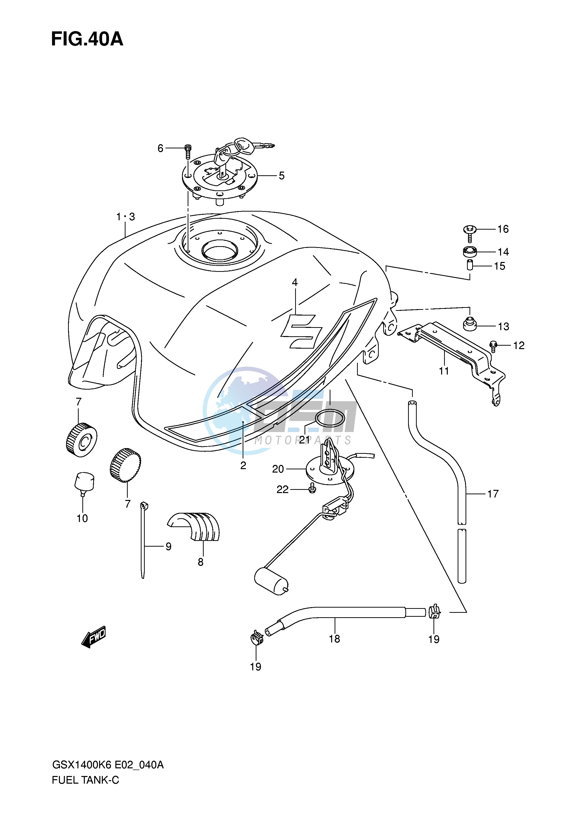 FUEL TANK (GSX1400K7)