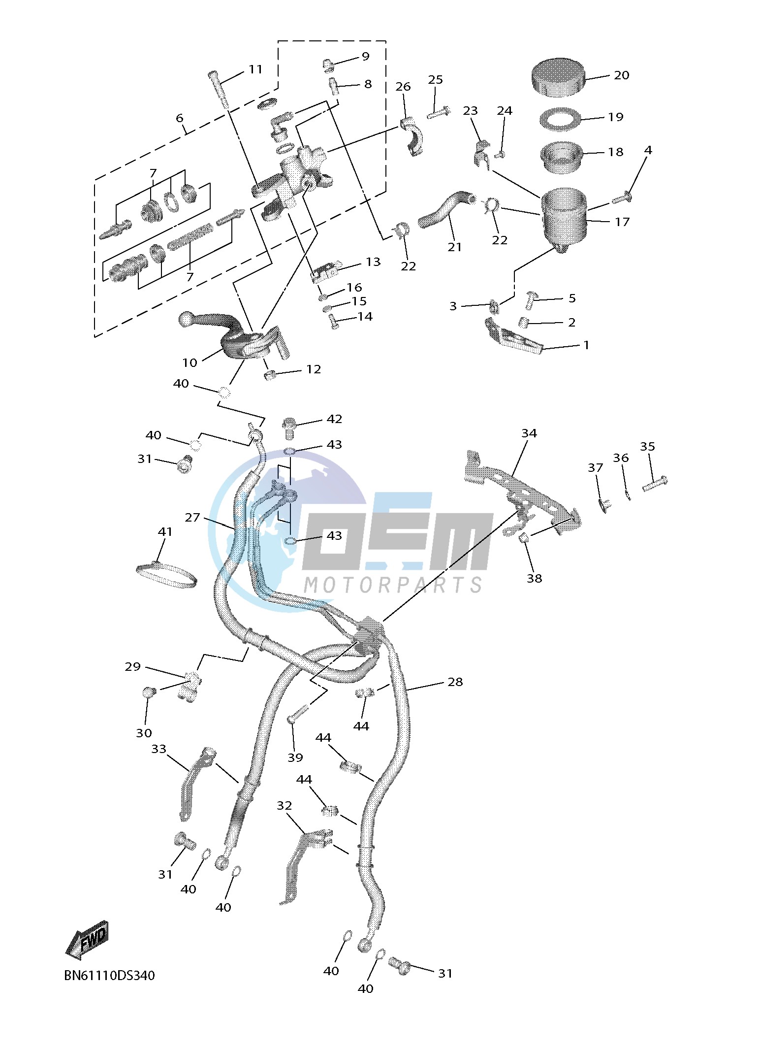 FRONT MASTER CYLINDER