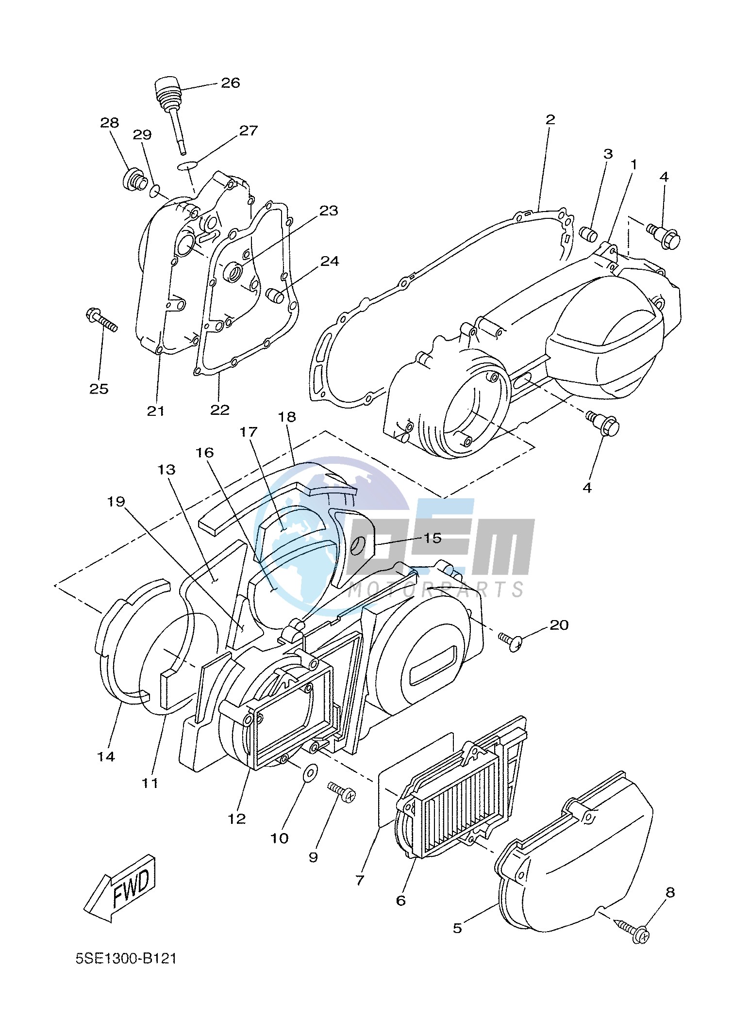 CRANKCASE COVER 1