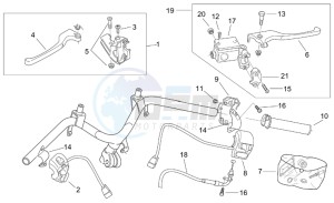 Scarabeo 100 (eng. Minarelli) drawing Controls