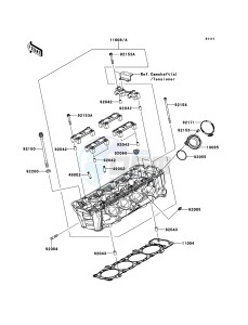 VERSYS_1000 KLZ1000ADF FR GB XX (EU ME A(FRICA) drawing Cylinder Head