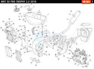 MRT-50-PRO-TROPHY-2-0-EURO-4-2018-TROPHY-2-0-BLANCA-EURO-4 drawing TANK-EXHAUST-RADIATOR