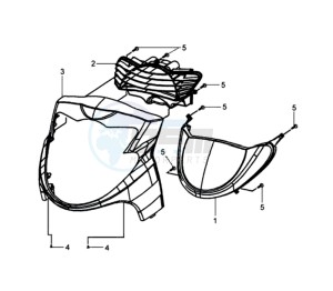 HD 200 drawing FR PLATE / HEAD LIGHT