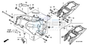 CBR1000RA9 France - (F / ABS CMF) drawing FRAME BODY