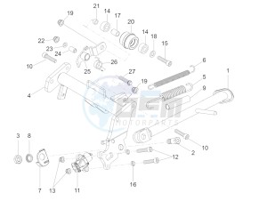 RS 125 Replica E4 ABS (EMEA) drawing Central stand