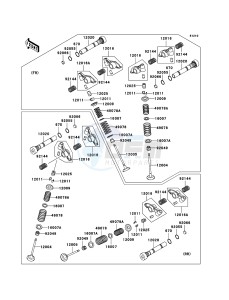 VN1600 CLASSIC TOURER VN1600D6F GB XX (EU ME A(FRICA) drawing Valve(s)