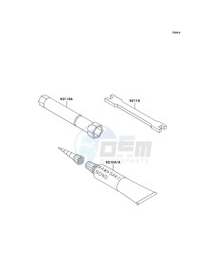 KX250F KX250-N2 EU drawing Owner's Tools