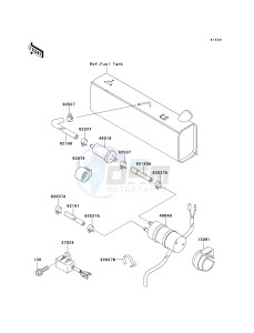 KAF 620 A6 [MULE 2510 4X4] (A6) [MULE 2510 4X4] drawing FUEL PUMP