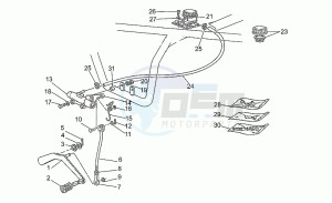 65 GT 650 drawing Rear master cylinder