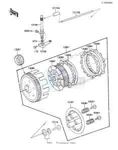 KZ 250 D [CSR] (D2) [CSR] drawing CLUTCH -- 81 D2- -