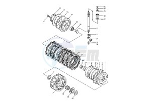 YZF R1 1000 drawing CLUTCH MY99