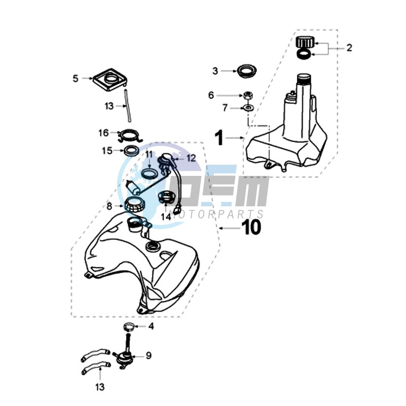 FUEL GAUGE WITH WIRING HARNESS