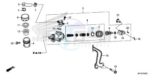 GLR1251WHH UK - (E) drawing BRAKE MASTER CYLINDER (GLR1251WHH)