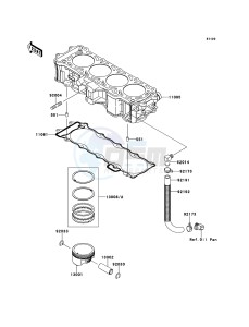 JET SKI ULTRA 300LX JT1500JBF EU drawing Cylinder/Piston(s)