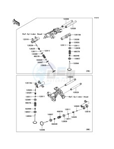 VN1700 CLASSIC VN1700E9F GB XX (EU ME A(FRICA) drawing Valve(s)