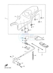 XJ6S 600 DIVERSION (S-TYPE) (36CD) drawing SEAT