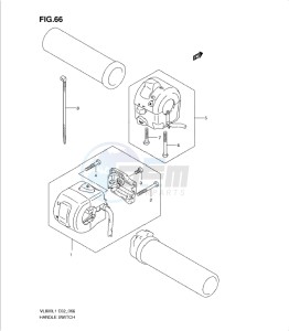 VL800 drawing HANDLE SWITCH