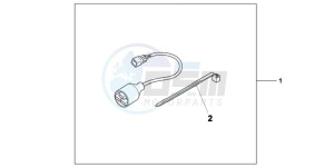 NC700DD INTEGRA E drawing KIT,SUB HARNESS