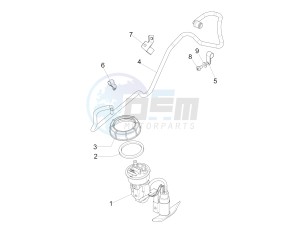 Liberty 125 4t 3v ie e3 (Vietnam ) Vietnam drawing Supply system