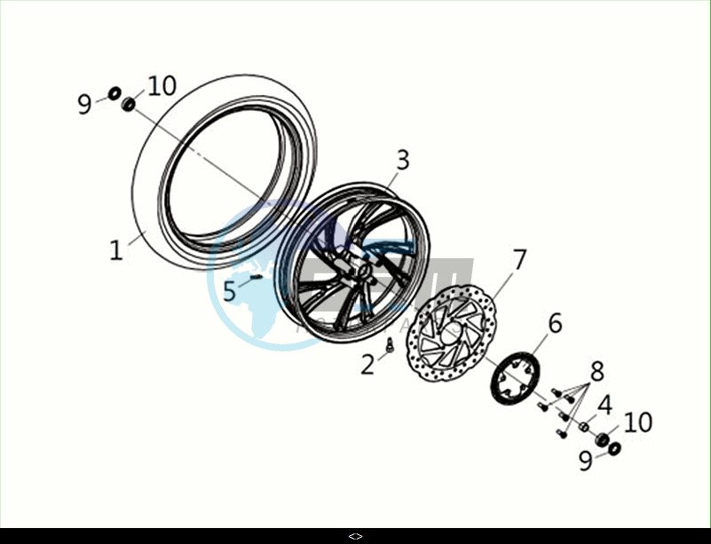 FR.WHEEL / HD300 (LS30W2Z1-EU) (M2)