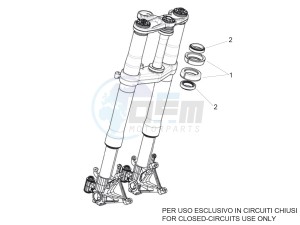 RSV4 APRC 1000 drawing Steering assembly