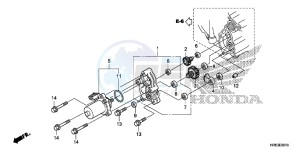 TRX500FA6G TRX500FA Australia - (U) drawing CONTROL MOTOR