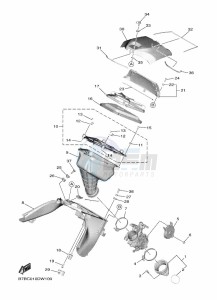 YZ250F (B7BS) drawing INTAKE