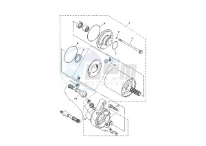 YFM X WARRIOR 350 drawing STARTING MOTOR