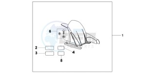 CB600F39 Europe Direct - (ED / ST) drawing HUGGER