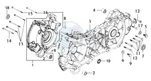 DD50 drawing CRANKCASE