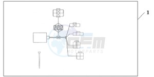 XL700VA9 France - (F / ABS CMF) drawing FOG LIGHT CONTROLLER