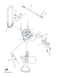 XJ6FA 600 DIVERSION F (ABS) (1DG5 1DG6) drawing OIL PUMP