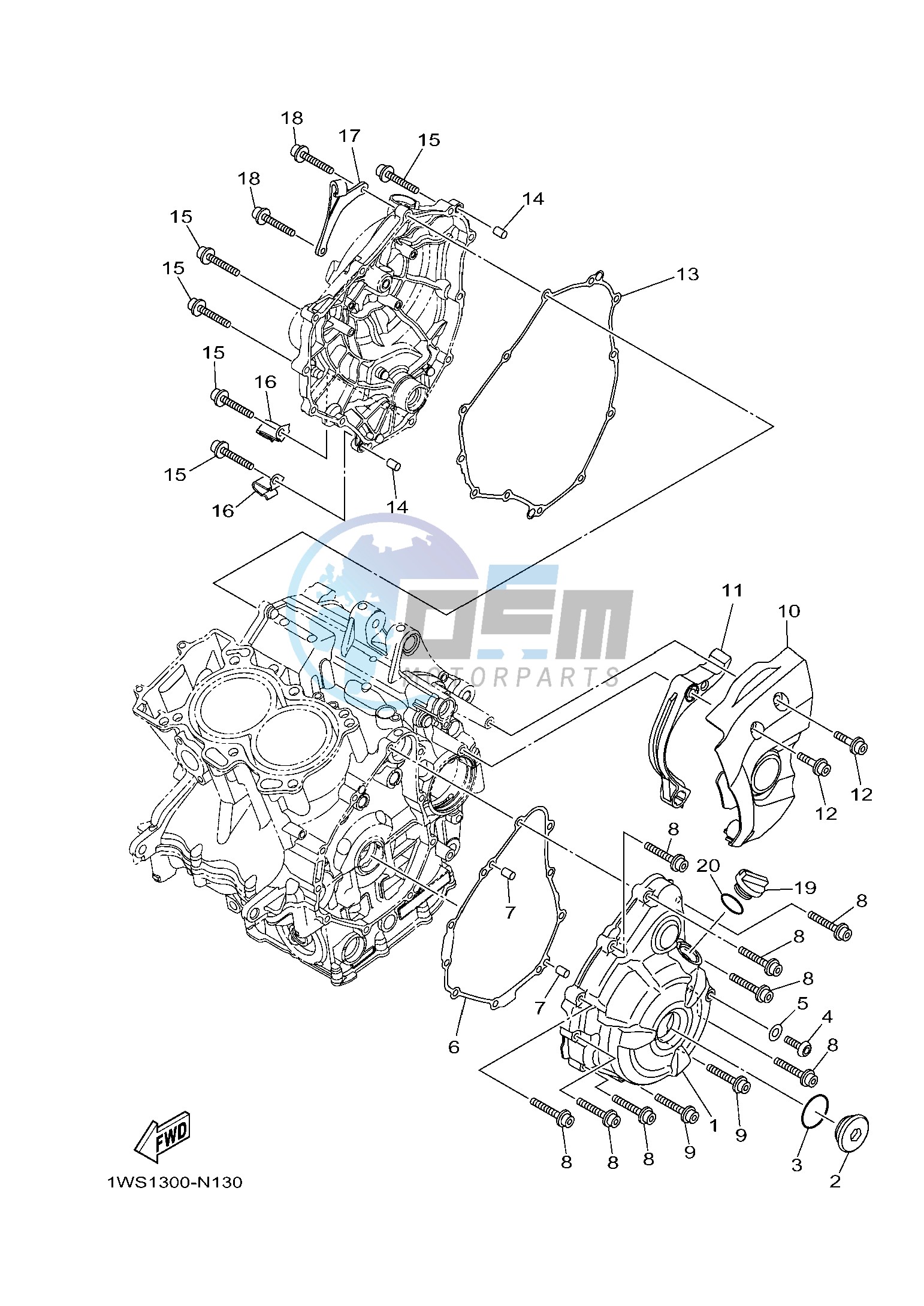 CRANKCASE COVER 1