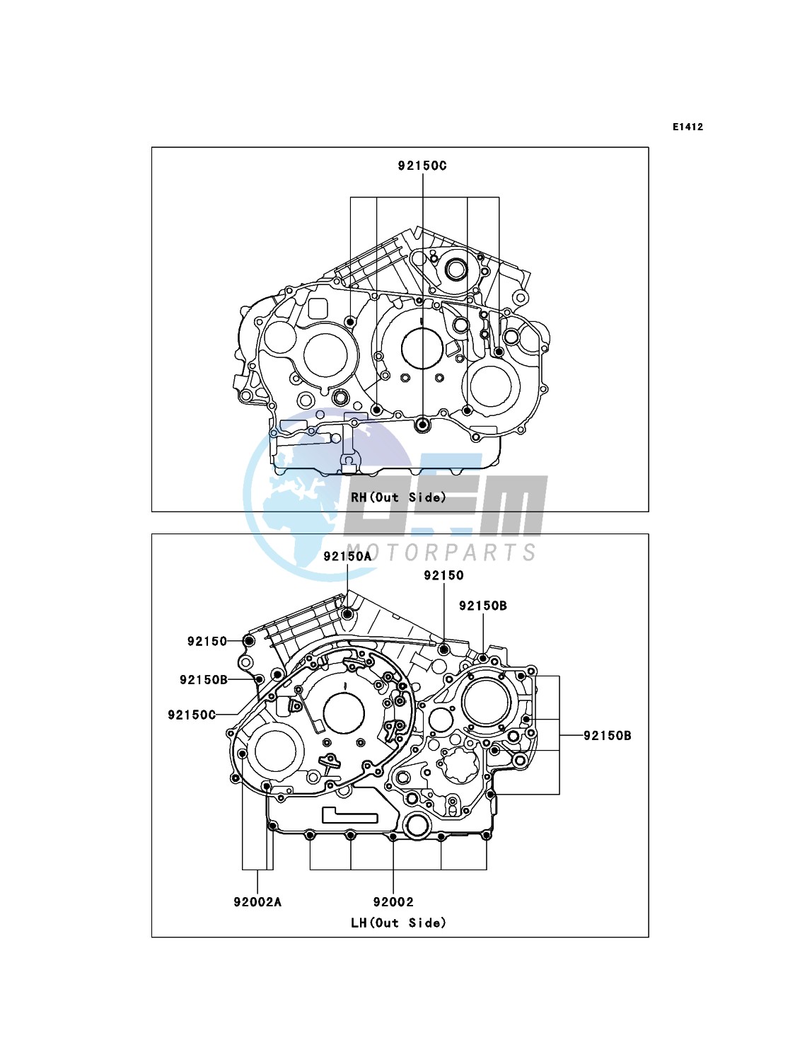 Crankcase Bolt Pattern