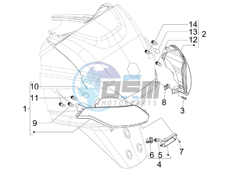 Tail light - Turn signal lamps