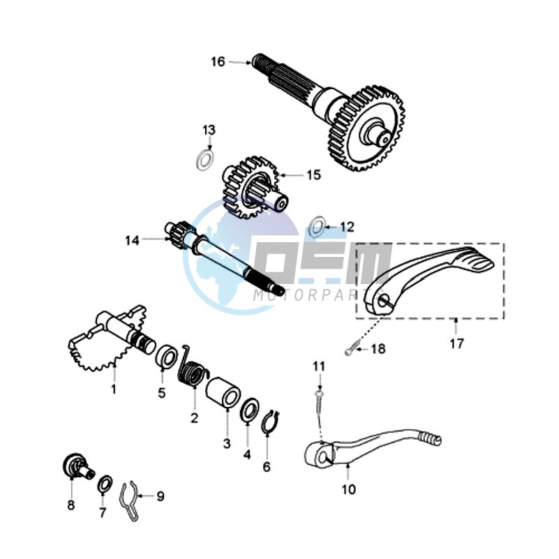 DRIVE SHAFTS / KICKSTARTER