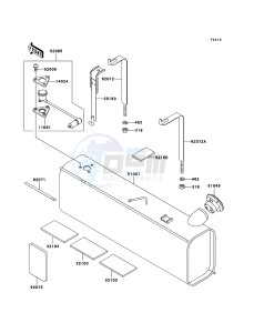 MULE 3010 4x4 KAF620E6F EU drawing Fuel Tank