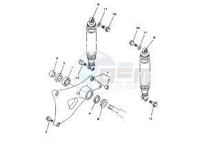 YP MAJESTY 250 drawing SWINGING ARM