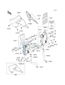 KX 125 M (M1) drawing RADIATOR