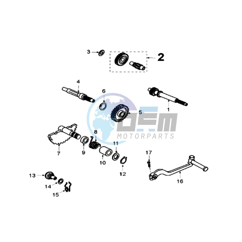 DRIVE SHAFTS / KICKSTARTER